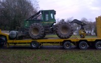 Transfert tracteur forestier